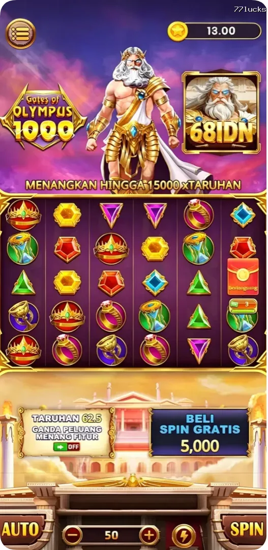 77lucks Tangkapan Layar - APK Resmi